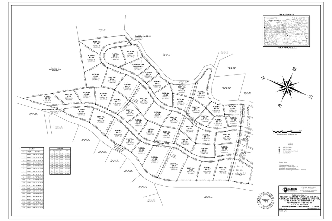 Subdivision map